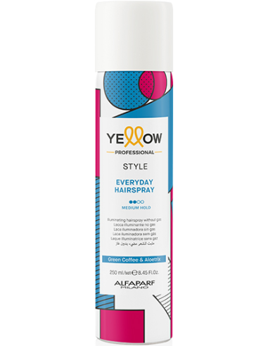 YELLOW STYLE Vidējas fiksācijas matu laka bez gāzes 250ml