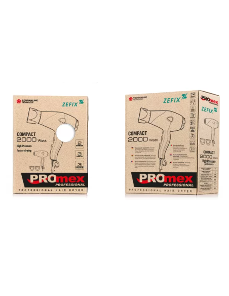 PROMEX Фен Zefix, 2000 Вт, с турмалином, Сделано во Франции