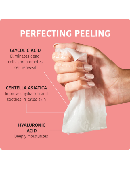 IROHA NATURE Perfect Skin Peeling Face Mask with Glycolic Acid 23ml