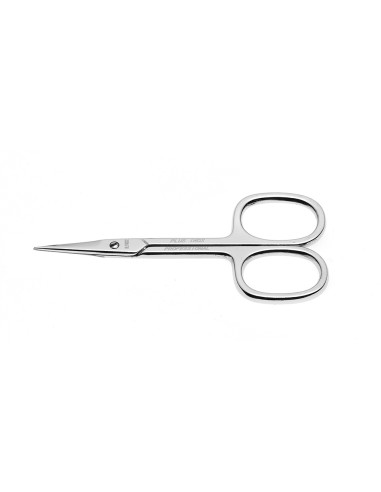 Cuticle scissors, stainless steel, straight, 9 cm