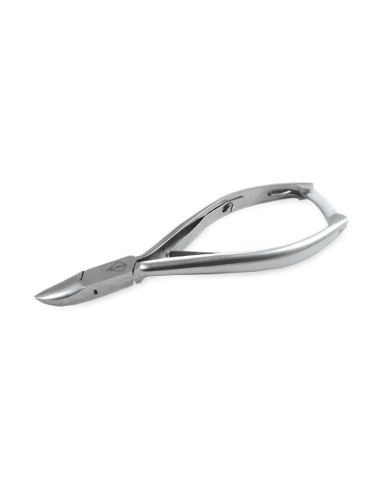 Toenail clippers, stainless steel, double blade, 12cm