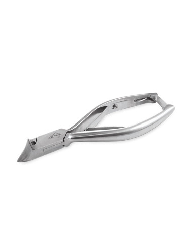 Nail clippers, stainless steel, double blade, moon shape 13.5cm