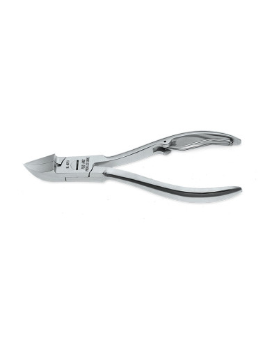 Nail nippers, inox-stainless steel, raised - concave blade 13cm