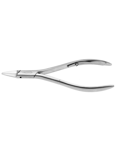 Ingrown toenail nippers, stainless steel, straight, 13cm