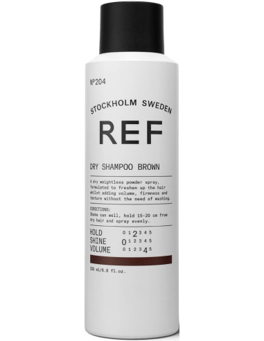 REF - № 204 Brown Dry Shampoo - cухой шампунь для волос BROWN 220мл