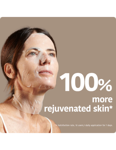 Iroha Nature anti-wrinkle face and neck mask with collagen, niacinamide and hyaluronic acid for skin firmness