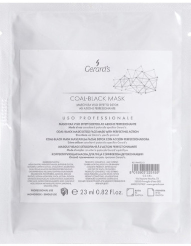COAL-BLACK Detox effect face mask...