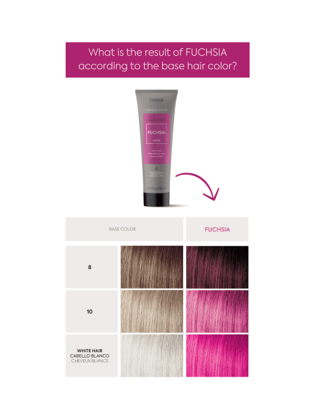 TEKNIA CREATIVE COLOR - FUCHSIA Mask 250ml