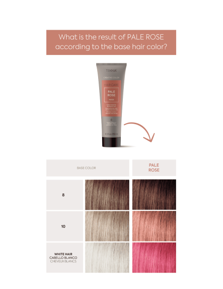 TEKNIA CREATIVE COLOR - PALE ROSE Mask 250ml