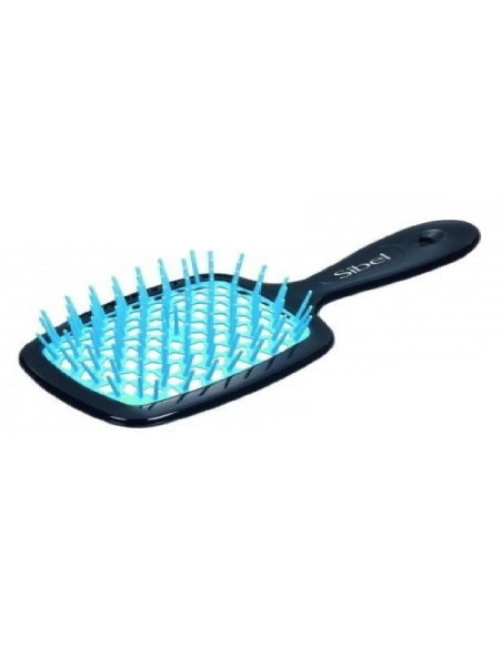 Hairbrush SOFTBRUSH, Ventilated, Green or Pink 1pcs