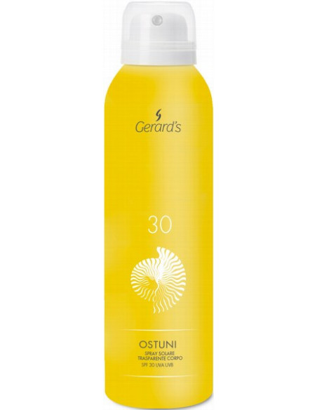 OSTUNI Прозрачный солнцезащитный спрей для тела SPF30 UVA, UVB 150мл