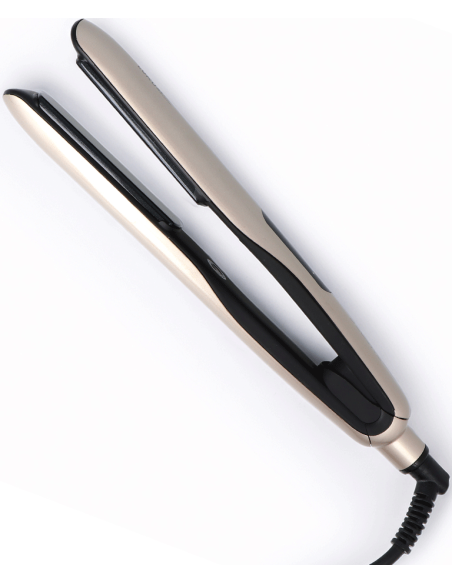 Hair straightener Deluxe, Ceramic-tourmaline floating plates, max 230°C