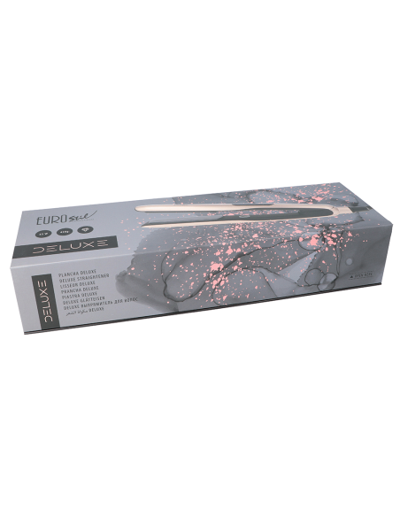 Hair straightener Deluxe, Ceramic-tourmaline floating plates, max 230°C