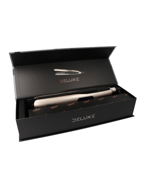 Hair straightener Deluxe, Ceramic-tourmaline floating plates, max 230°C
