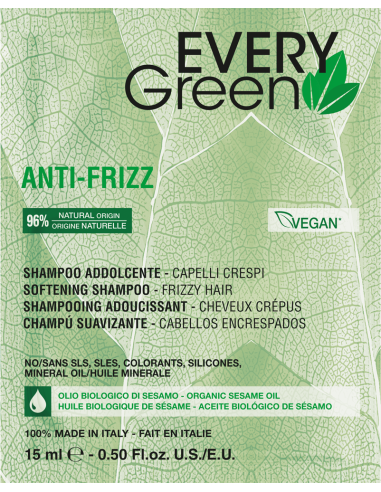 EVERYGREEN ANTI-FRIZZ Šampūns pret...