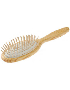 Hairbrush with wooden...