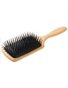 Hairbrush with rounded...