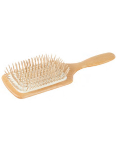 Hairbrush with rounded...