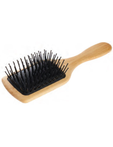 Compact hairbrush, rounded plastic...