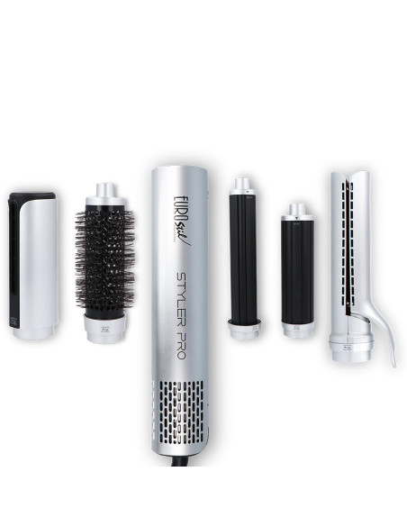 Фен-стайлер STYLER PRO с 5 сменными насадками и технологией отрицательных ионов