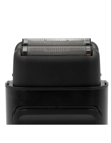 Razor-shaver with foil finish, black...