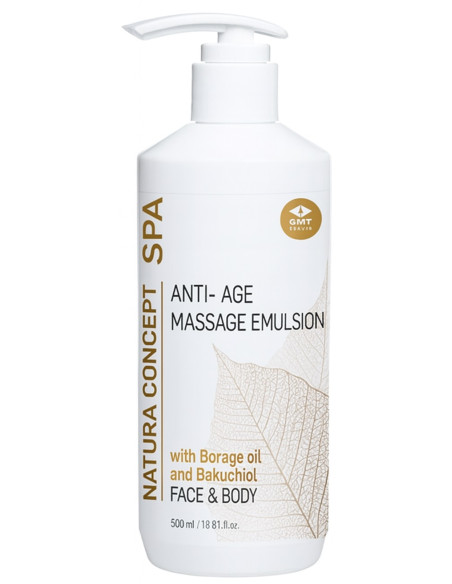 ANTI-AGE MASSAGE EMULSION Masāžas emulsija ar pretnovecošanās iedarbību 500ml