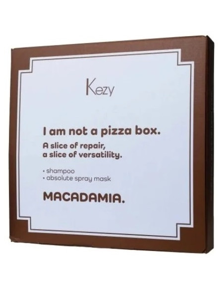 KEZY Komplekts bojātu matu kopšanai MACADAMIA ( Šampūns 375ml + Matu maska 200ml )