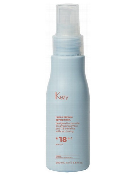 KEZY set for colored and dry hair care COCONUT (Shampoo 375 ml + 18-in-1 Hair Mask 200 ml)