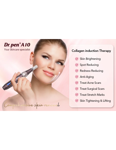 Dr. Pen Mikroadatu ierīce, dermapens A10, ar akumulatoru