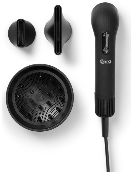 Cera Comfort hair dryer, 3 speeds, 3 temperature settings, ion technology, brushless motor, 385 g