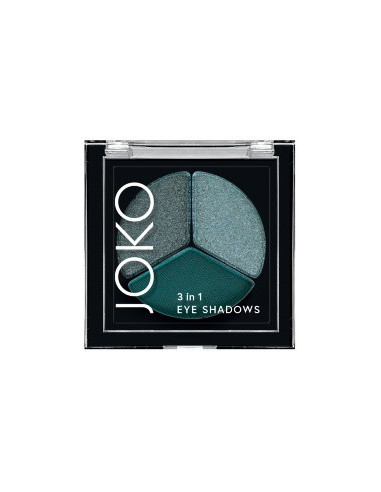 JOKO 3в1 | 02 Emerald Green Тени для...