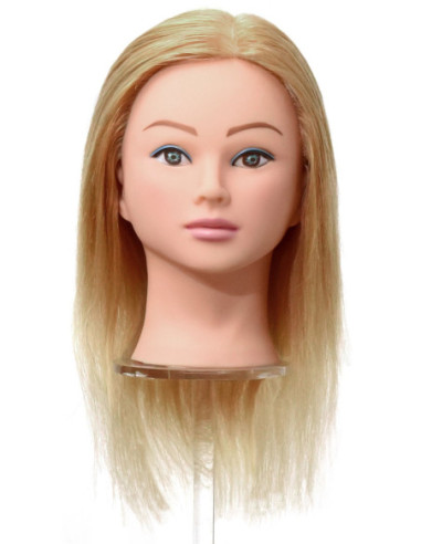 Mannequin head, light blonde natural...