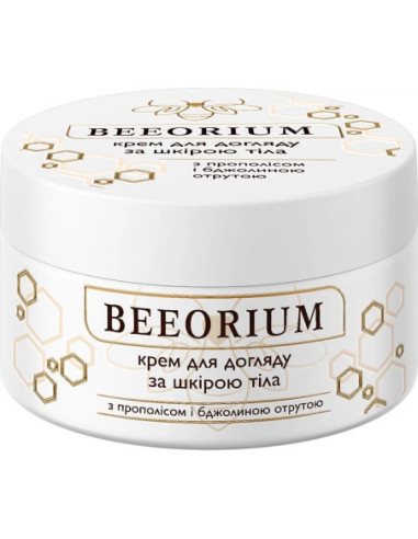 BEEORIUM Krēms ķermenim, medus cukura...
