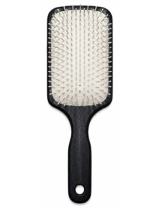 Wide hairbrush made of...