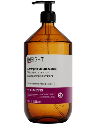 INSIGHT Volumizing, Apjoma šampūns...