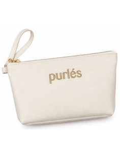 Бежевая косметичка Purlés