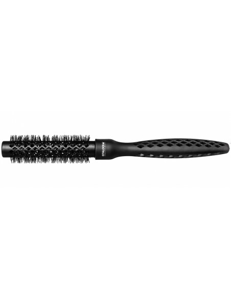 Efalock CARBON BRUSH 19/31 mm round hairbrush with ceramic coating and antistatic bristles