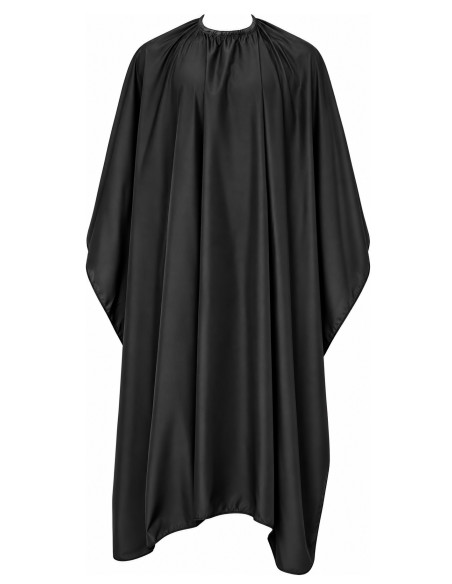 Efalock EASY black haircutting cape, 160 × 150 cm, for protecting clients’ clothing