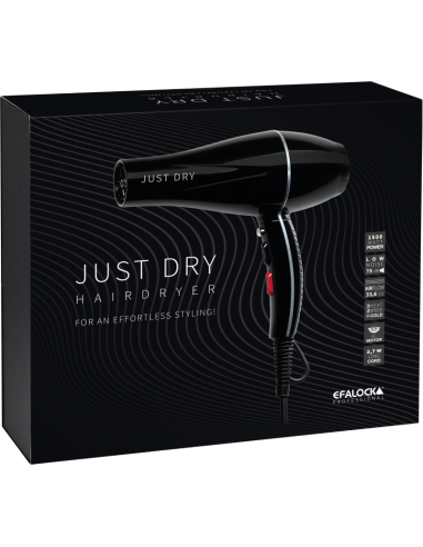 Efalock JUST DRY matu fēns melns,...