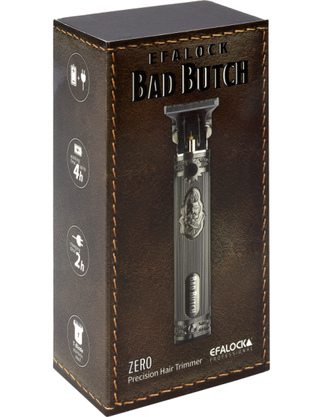 Efalock BAD BUTCH триммер для точной окантовки — бронзового цвета, с Т-образным лезвием шириной 37 мм