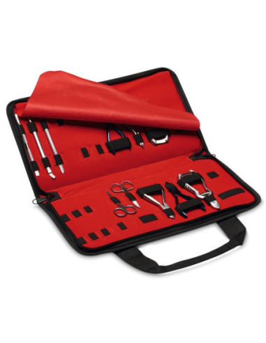Manicure and pedicure tool case for...