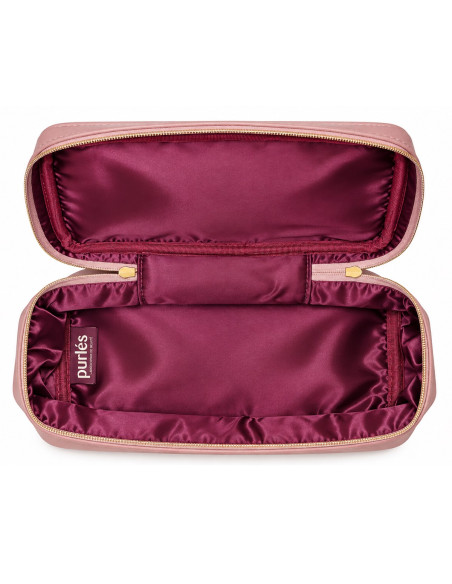 Purlés cosmetic bag 22 × 8 × 12 cm, light purple