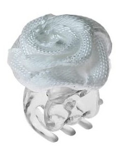 Rose hair clips, small,...