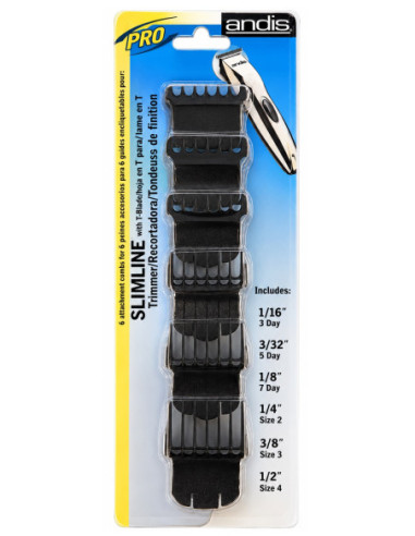 Clipper comb attachment set, 6 pieces...