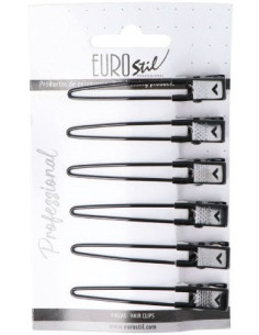 Duckbill hair clip, black,...