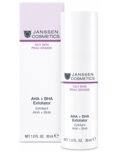 JANSSEN Oily Skin skābju pīlings poru...