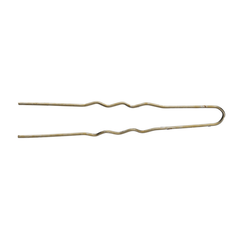 Bobby pins, 55mm, wavy, brown 20 pieces