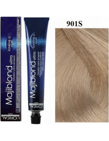 Majiblond Absolu 901-S spēcīgi balinoša oksidējošā matu krāsa – izsmalcināta blondo toņu palete L'Oreal Professionnel Majirel Hi