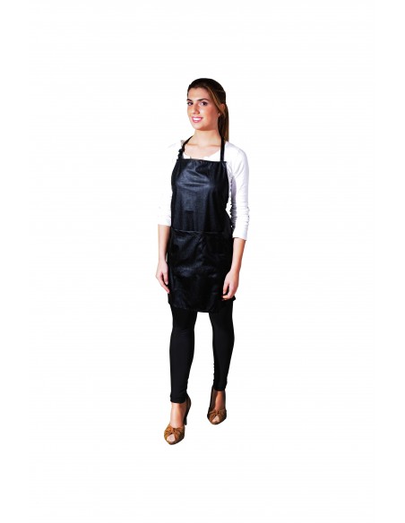Apron, polyester, black, 71cmx61cm, 1pc. / pack.
