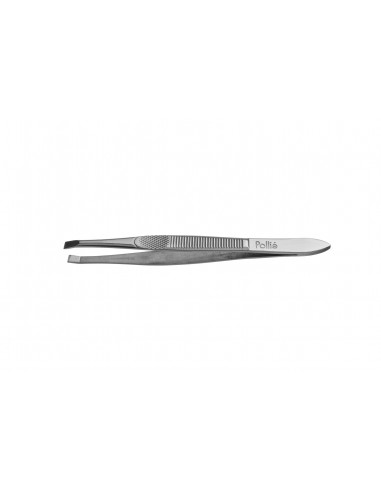 Tweezers, straight, chrome plated 9cm
